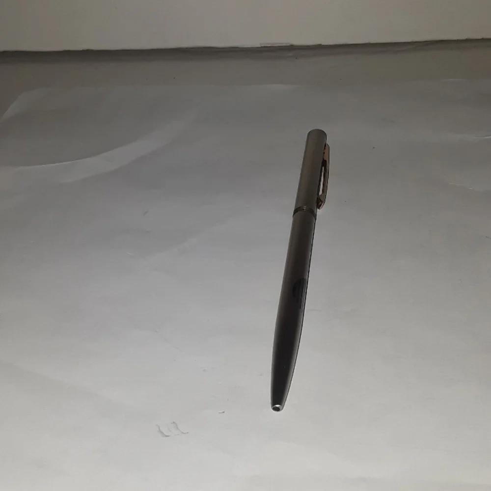 RARE VINTAGE AT&T ALL STAINLESS STEEL PARKER PEN WRITES BLUE INK